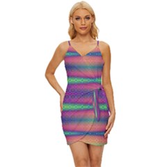 Universal Layers Wrap Tie Front Dress