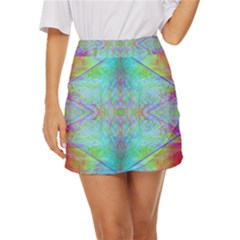 Watercolor Thoughts Mini Front Wrap Skirt