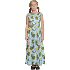 Dolmadakia Kids  Satin Sleeveless Maxi Dress by sifis