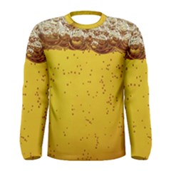 Beer-bubbles-jeremy-hudson Men s Long Sleeve Tee by nate14shop