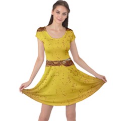 Beer-bubbles-jeremy-hudson Cap Sleeve Dress by nate14shop