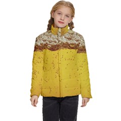 Beer-bubbles-jeremy-hudson Kids  Puffer Bubble Jacket Coat by nate14shop