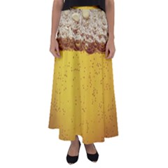 Beer-bubbles-jeremy-hudson Flared Maxi Skirt by nate14shop