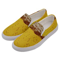 Beer-bubbles-jeremy-hudson Men s Canvas Slip Ons by nate14shop