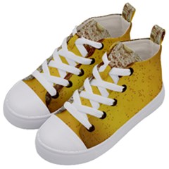 Beer-bubbles-jeremy-hudson Kids  Mid-top Canvas Sneakers