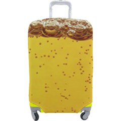 Beer-bubbles-jeremy-hudson Luggage Cover (large) by nate14shop