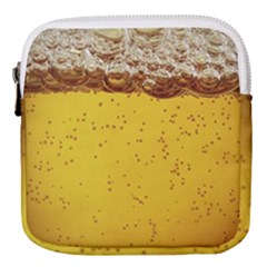 Beer-bubbles-jeremy-hudson Mini Square Pouch by nate14shop