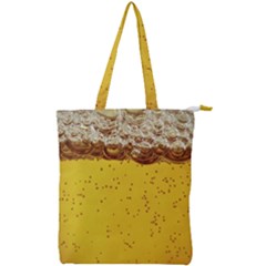 Beer-bubbles-jeremy-hudson Double Zip Up Tote Bag by nate14shop