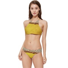 Beer-bubbles-jeremy-hudson Banded Triangle Bikini Set