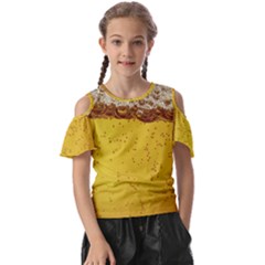 Beer-bubbles-jeremy-hudson Kids  Butterfly Cutout Tee