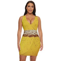 Beer-bubbles-jeremy-hudson Draped Bodycon Dress