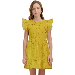 Beer-bubbles-jeremy-hudson Kids  Winged Sleeve Dress