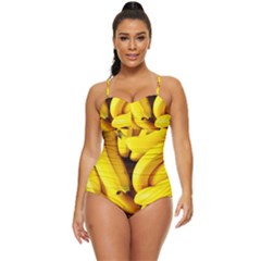 Banana Retro Full Coverage Swimsuit