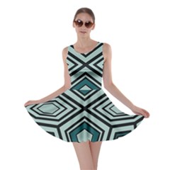 Abstract Pattern Geometric Backgrounds Skater Dress by Eskimos