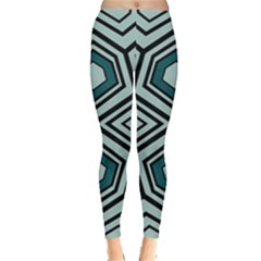 Abstract Pattern Geometric Backgrounds Leggings  by Eskimos