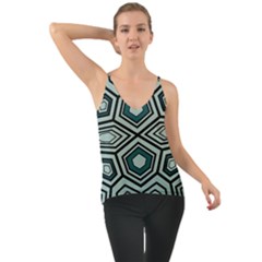 Abstract Pattern Geometric Backgrounds Chiffon Cami by Eskimos