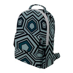 Abstract Pattern Geometric Backgrounds Flap Pocket Backpack (large) by Eskimos