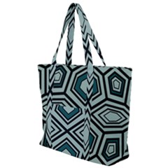 Abstract Pattern Geometric Backgrounds Zip Up Canvas Bag by Eskimos