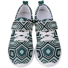 Abstract Pattern Geometric Backgrounds Women s Velcro Strap Shoes by Eskimos