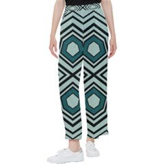 Abstract Pattern Geometric Backgrounds Women s Pants  by Eskimos