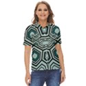 Abstract pattern geometric backgrounds Women s Short Sleeve Double Pocket Shirt View1