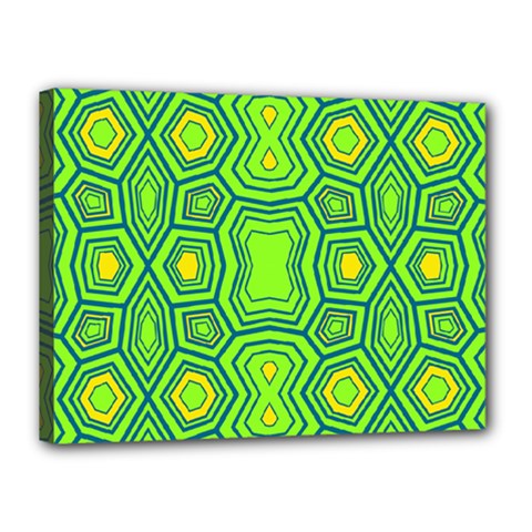 Abstract Pattern Geometric Backgrounds  Canvas 16  X 12  (stretched) by Eskimos