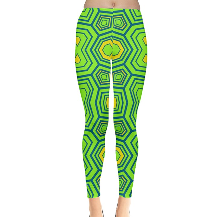 Abstract pattern geometric backgrounds  Leggings 