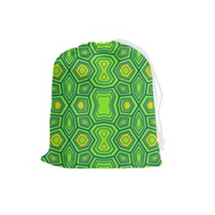 Abstract Pattern Geometric Backgrounds  Drawstring Pouch (large) by Eskimos