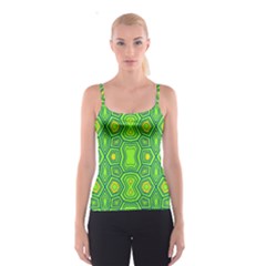 Abstract Pattern Geometric Backgrounds  Spaghetti Strap Top by Eskimos