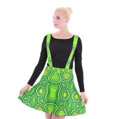 Abstract Pattern Geometric Backgrounds  Suspender Skater Skirt by Eskimos