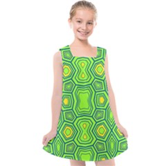 Abstract Pattern Geometric Backgrounds  Kids  Cross Back Dress by Eskimos