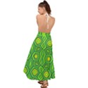 Abstract pattern geometric backgrounds  Backless Maxi Beach Dress View2