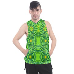 Abstract Pattern Geometric Backgrounds  Men s Sleeveless Hoodie by Eskimos