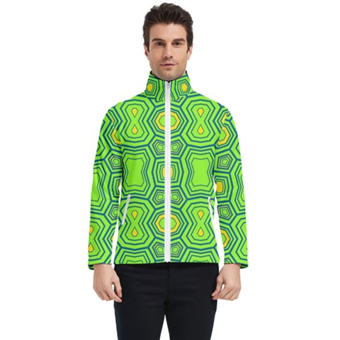 Abstract Pattern Geometric Backgrounds  Men s Bomber Jacket by Eskimos