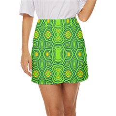 Abstract Pattern Geometric Backgrounds  Mini Front Wrap Skirt