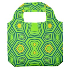 Abstract Pattern Geometric Backgrounds  Premium Foldable Grocery Recycle Bag