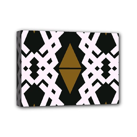 Abstract Pattern Geometric Backgrounds  Mini Canvas 7  X 5  (stretched) by Eskimos