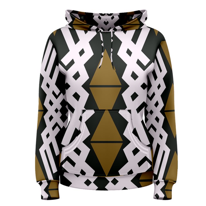 Abstract pattern geometric backgrounds  Women s Pullover Hoodie