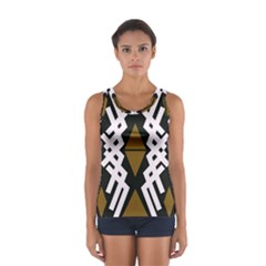 Abstract Pattern Geometric Backgrounds  Sport Tank Top  by Eskimos