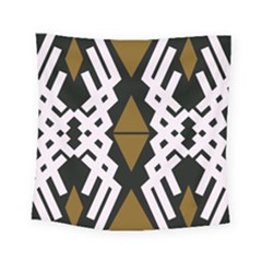 Abstract Pattern Geometric Backgrounds  Square Tapestry (small) by Eskimos