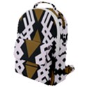 Abstract pattern geometric backgrounds  Flap Pocket Backpack (Small) View1