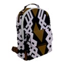 Abstract pattern geometric backgrounds  Flap Pocket Backpack (Small) View2