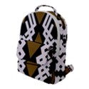 Abstract pattern geometric backgrounds  Flap Pocket Backpack (Large) View1