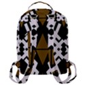 Abstract pattern geometric backgrounds  Flap Pocket Backpack (Large) View3