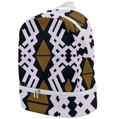 Abstract Pattern Geometric Backgrounds  Zip Bottom Backpack by Eskimos