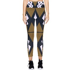 Abstract Pattern Geometric Backgrounds  Pocket Leggings  by Eskimos