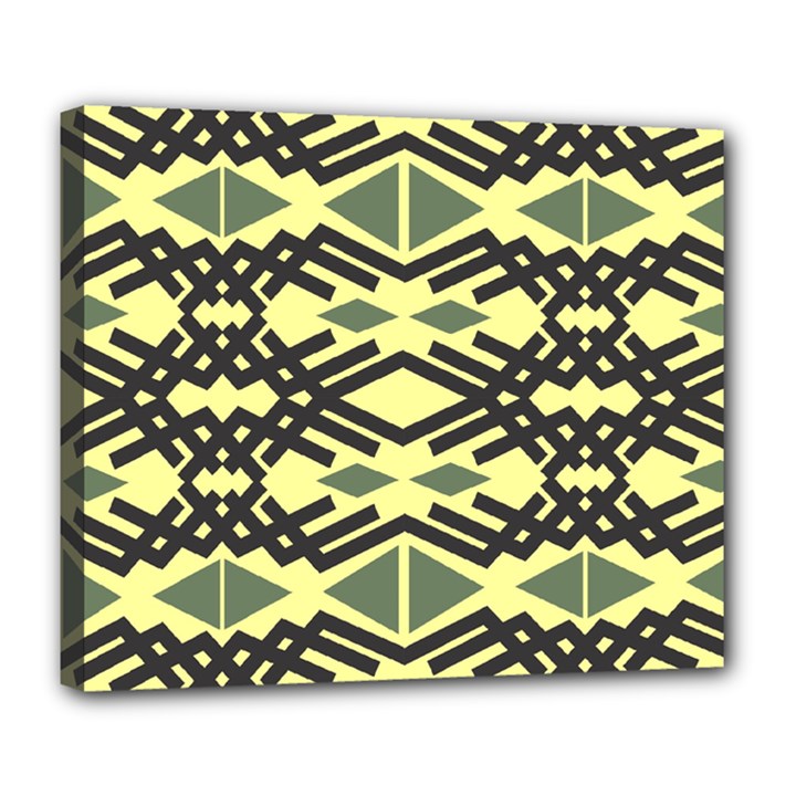 Abstract pattern geometric backgrounds Deluxe Canvas 24  x 20  (Stretched)