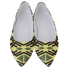 Abstract Pattern Geometric Backgrounds Women s Low Heels by Eskimos