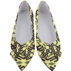 Abstract Pattern Geometric Backgrounds Women s Bow Heels by Eskimos