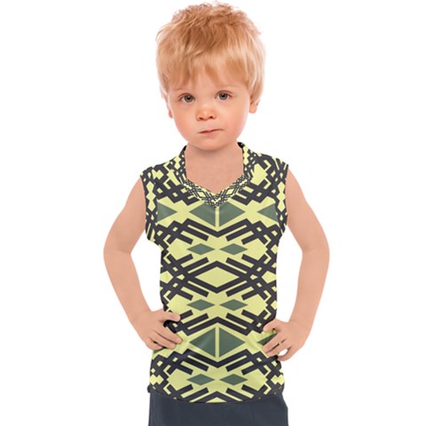 Abstract Pattern Geometric Backgrounds Kids  Sport Tank Top by Eskimos